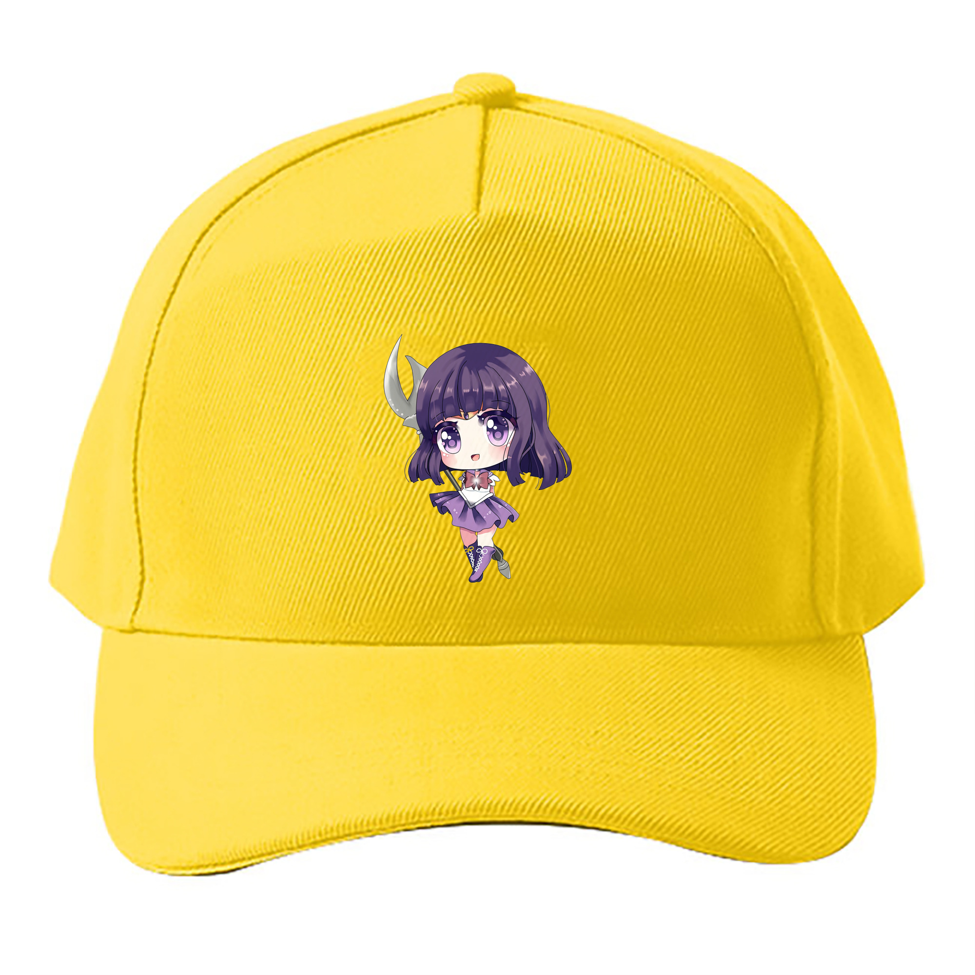 （画像用） 美少女戦士セーラームーン 土萠ほたる Sailor Moon Tomoe Hotaru （セーラーサターン；Sailor Saturn） ベースボールキャップ 綿100％ 男女兼用 帽子 スポーツ